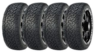 Imagen de JUEGO 4 CUBIERTAS UNIGRIP LATERAL FORCE A/T 215/75 R15